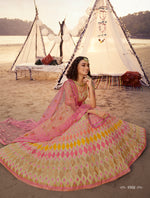 Trending beige color designer mirror work lehenga choli buy now - Joshindia