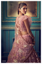 Rose pink color attractive designer lehenga choli for wedding buy it now - Joshindia