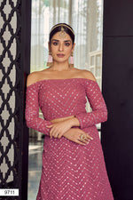 Buy Latest Designer RosePink Lehenga Choli Online india - Joshindia