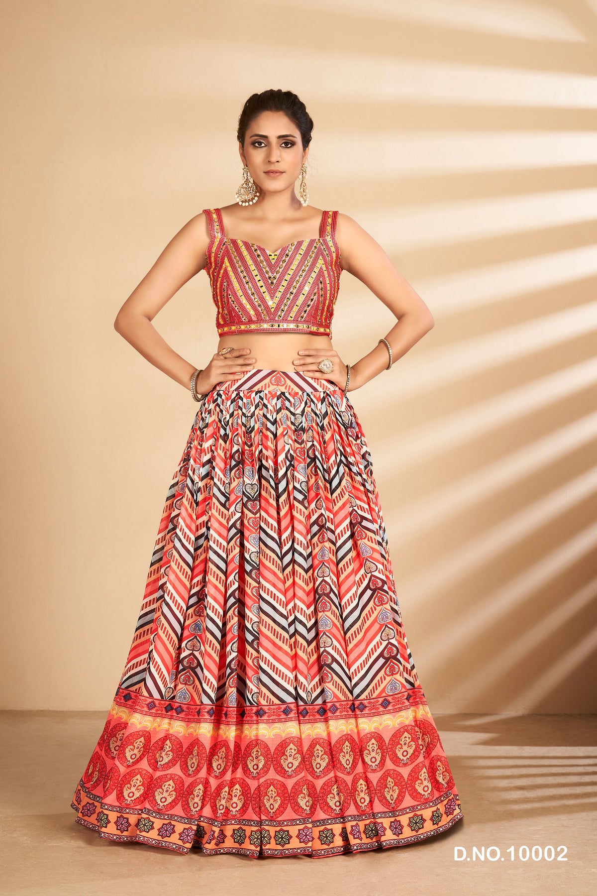 Beautiful Multicolor Silk Lehenga Choli At Reasonable Price - Joshindia