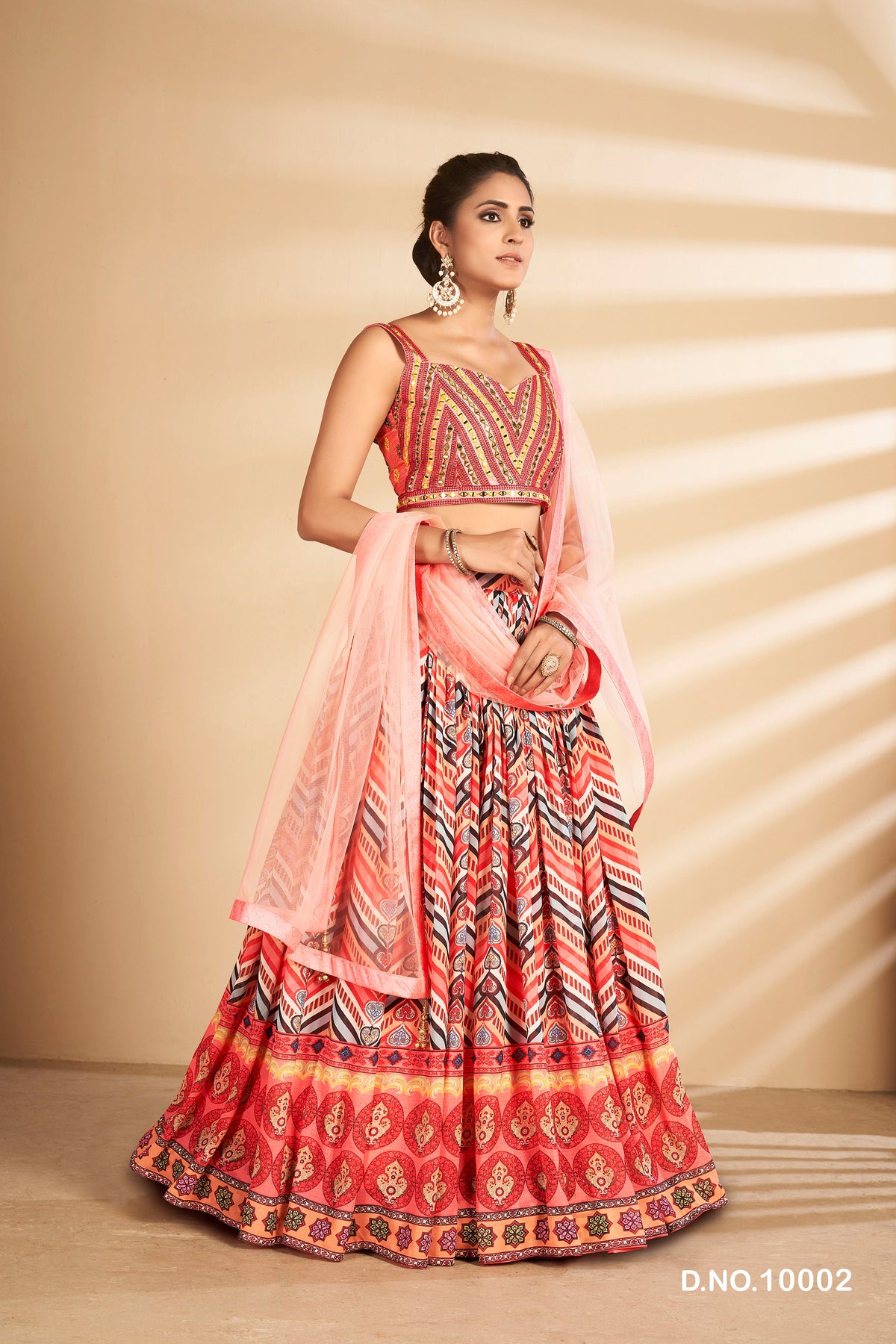 Beautiful Multicolor Silk Lehenga Choli At Reasonable Price - Joshindia