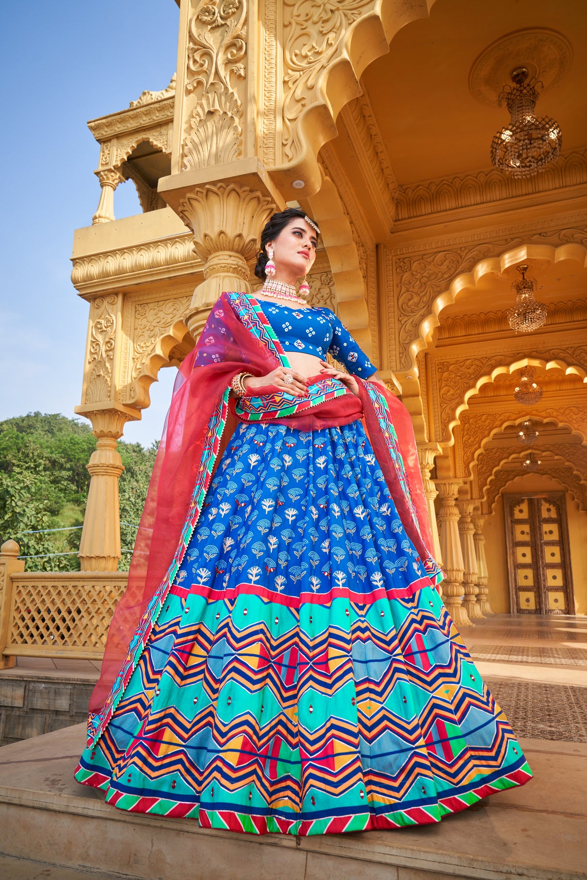 Pretty Blue Color Designer Lehenga Choli Buy Now - Joshindia