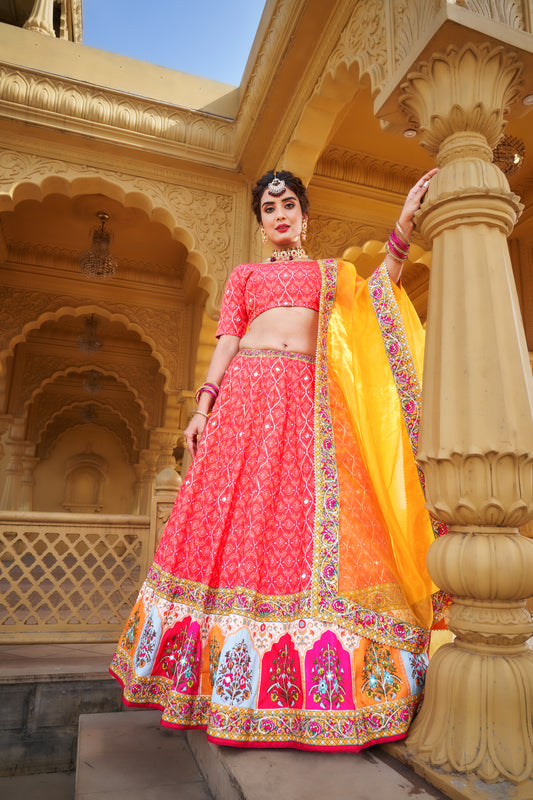 Classy Pink Color Designer Lehenga Choli Buy Now