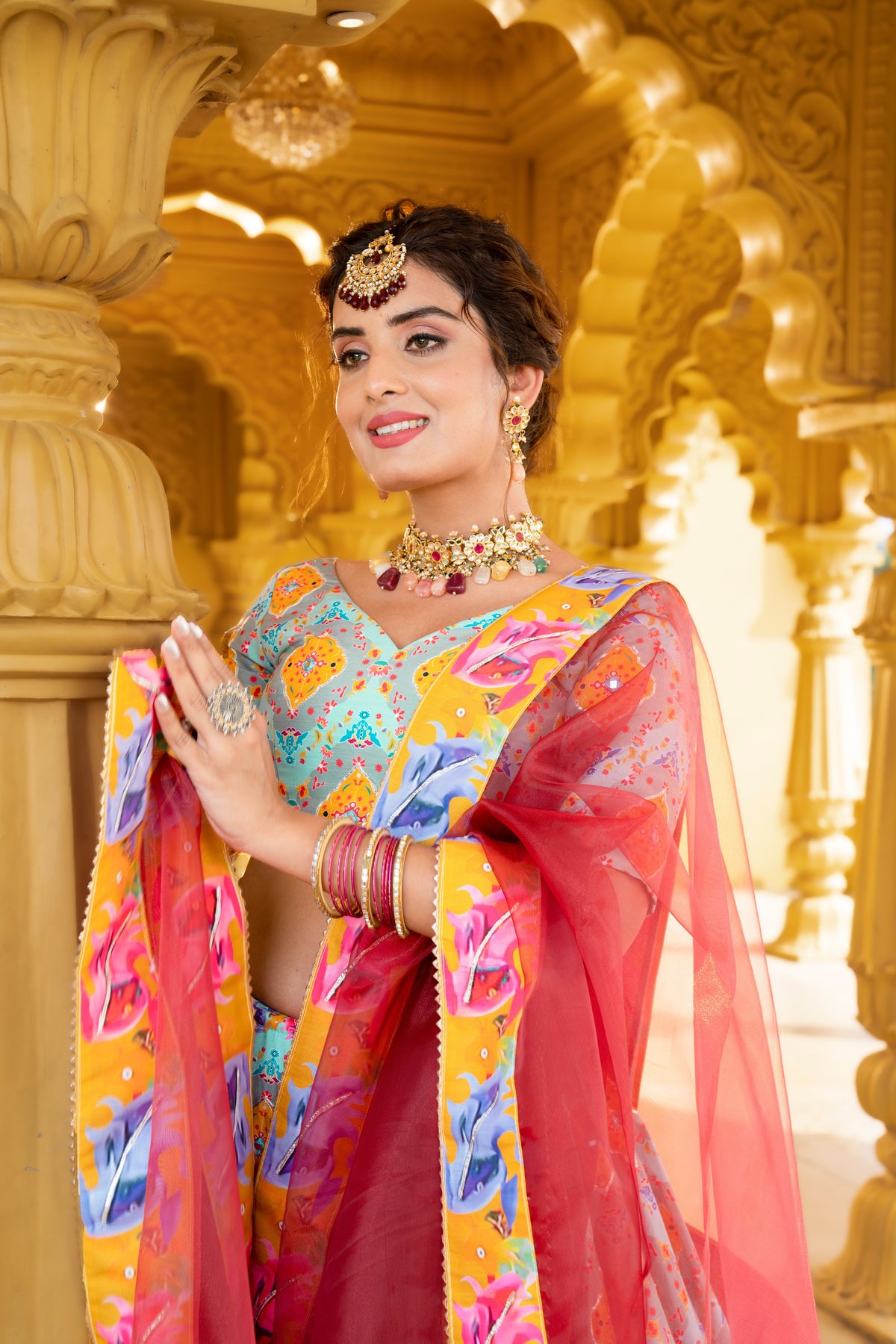 Stylish Sky blue Color Designer Lehenga Choli Buy Now - Joshindia