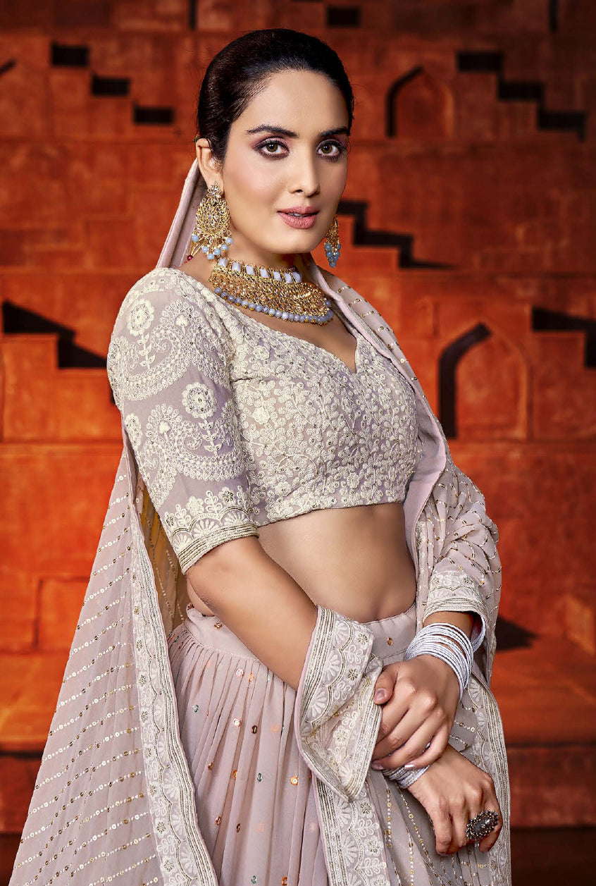 Dreamy Peach Color Designer Lehenga Choli Buy Now - Joshindia