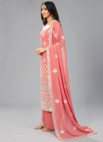 orangeGeorgette Designer Kurta Set - Joshindia