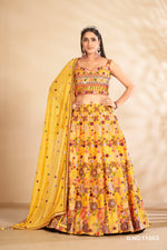 Latest Mustard Color Designer Lehenga Choli For Wedding Look - Joshindia