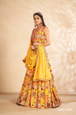 Latest Mustard Color Designer Lehenga Choli For Wedding Look - Joshindia