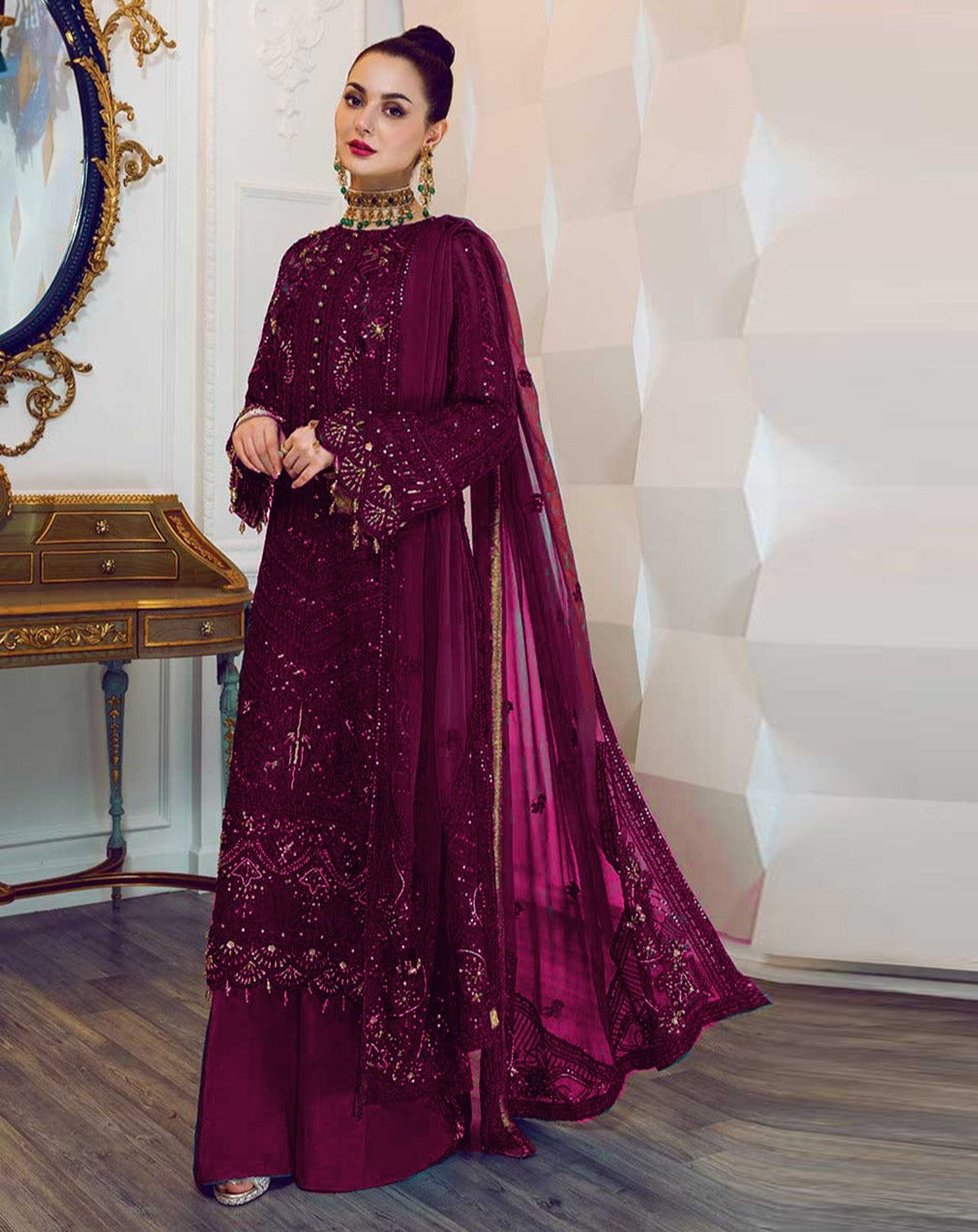 Trending purpale Color Designer Salwar suit Buy Now