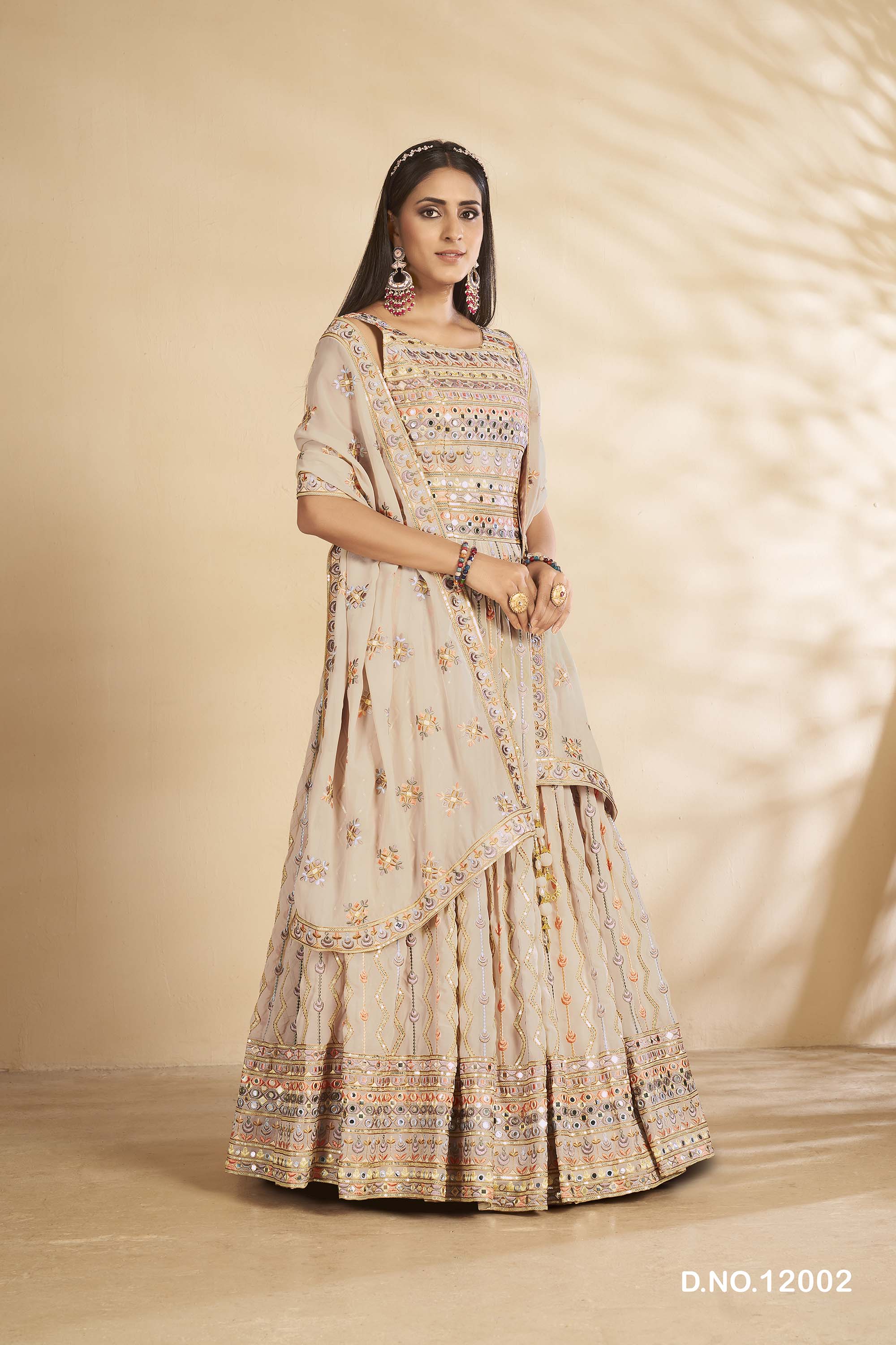 Reyon Fabric Kurti With Beautiful Gota Work On Sharara And Shaded Two Dye  Dupatta | Party Wear Dress