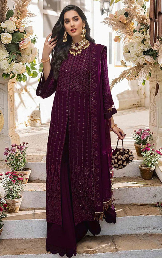 Beautiful purpale Designer Salwar suit At Best Price