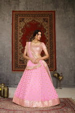 Buy pink color sequence designer lehenga choli online - Joshindia
