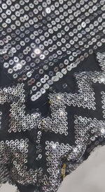 Black Color Bollywood Sequins Saree Buy Now