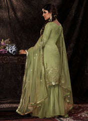 Trending  Parrot Color Designer Salwar suit Buy Now - Joshindia