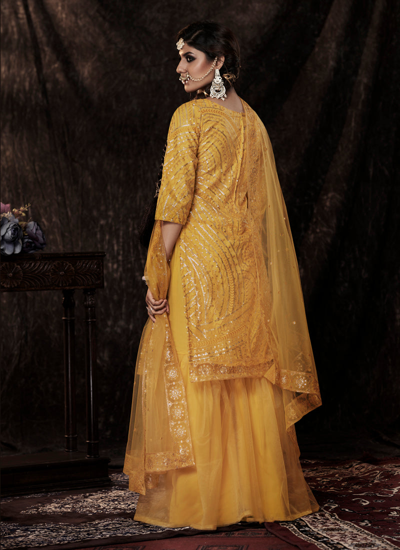 Trending Mustard Color Designer Salwar suit Buy Now - Joshindia