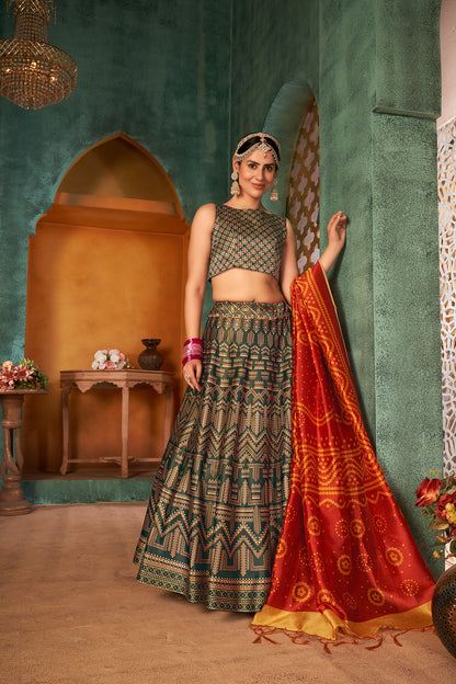 Buy Silk Lehenga Online in India - Joshindia
