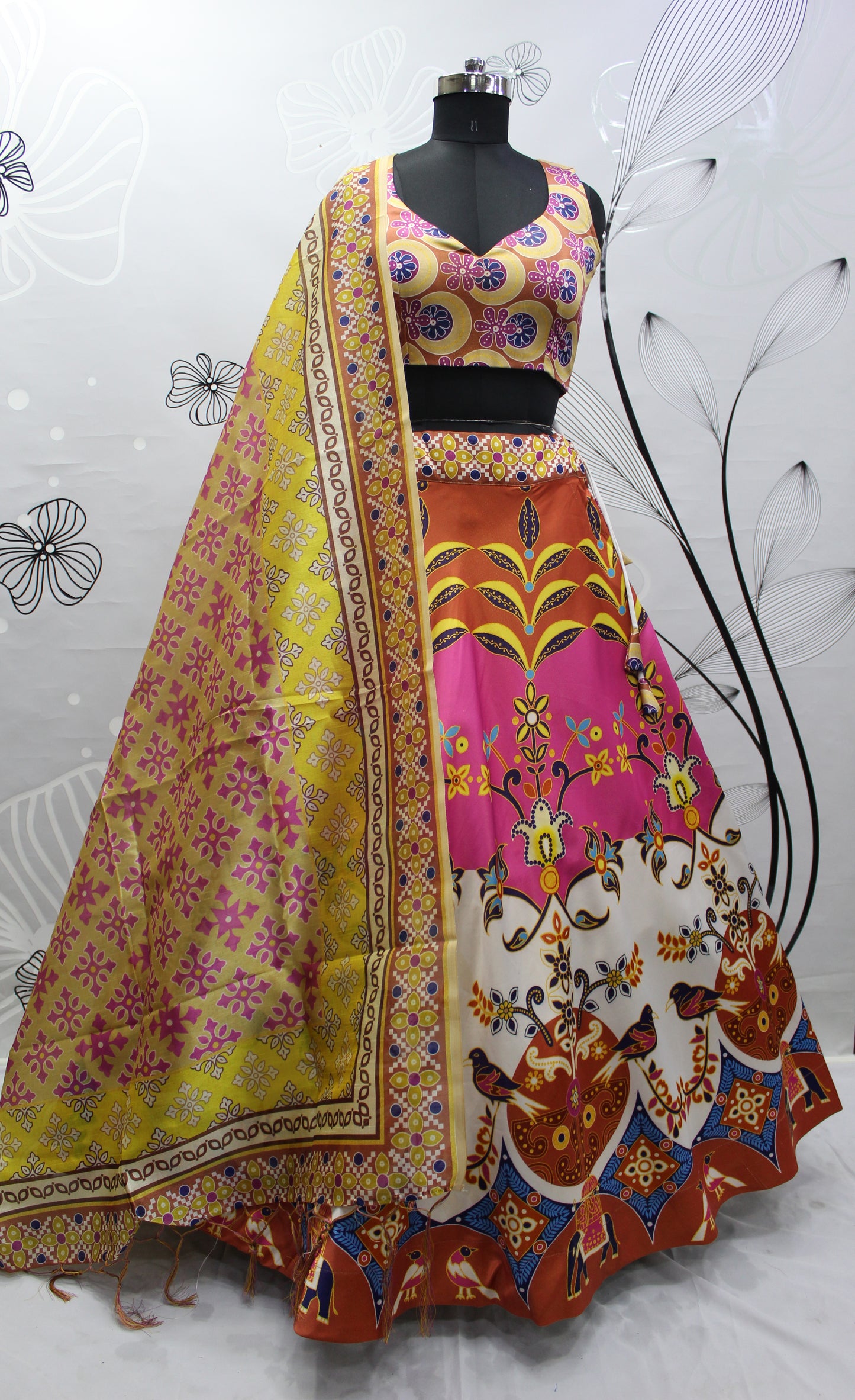 Buy Indian Silk Lehenga Cholis Online - Joshindia