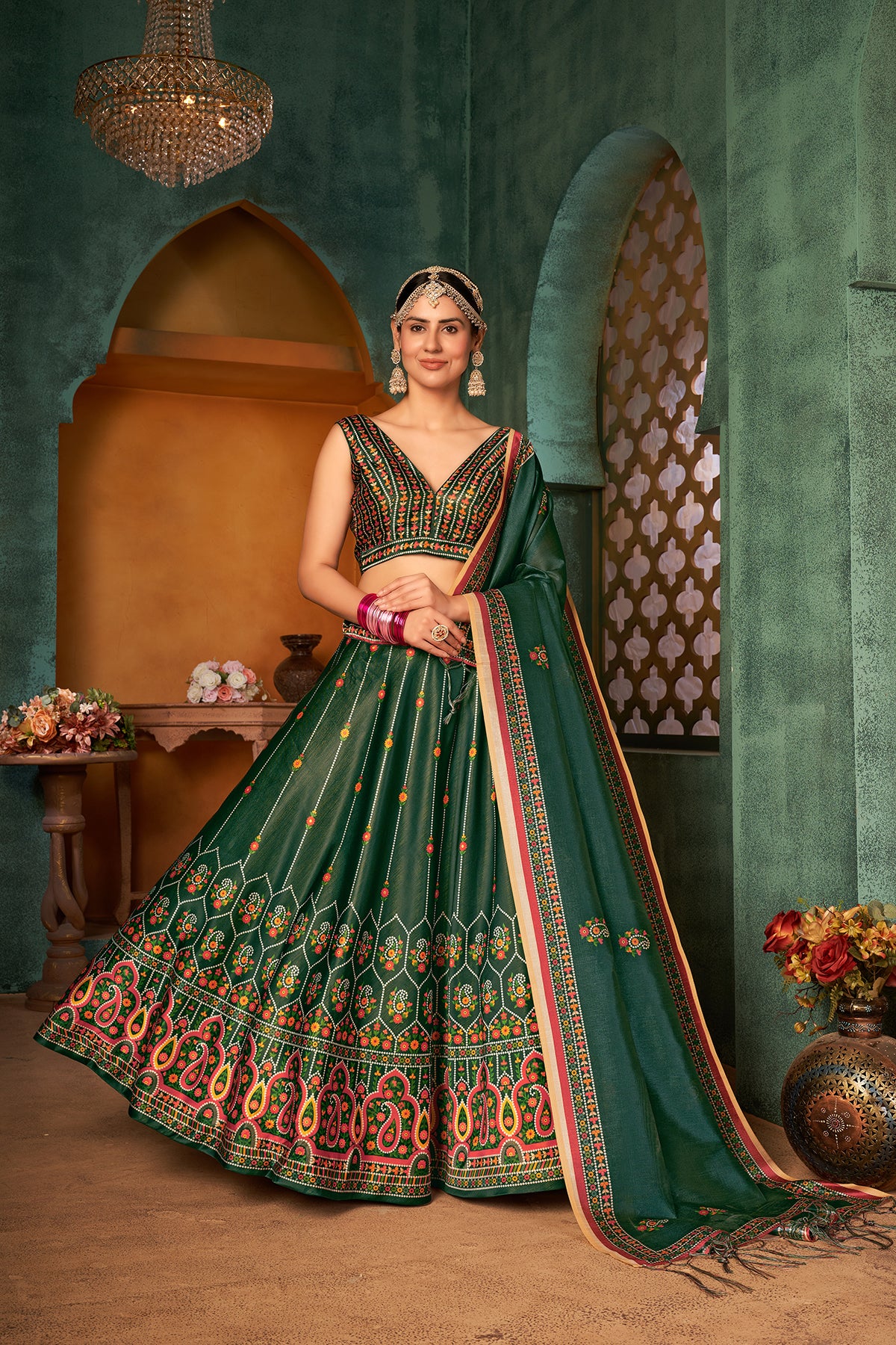 Latest Pakistani Lehenga Choli Design for Party Online – Nameera by Farooq