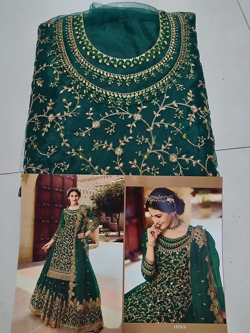 Trending Dark Green Color Designer Salwar suit Buy Now