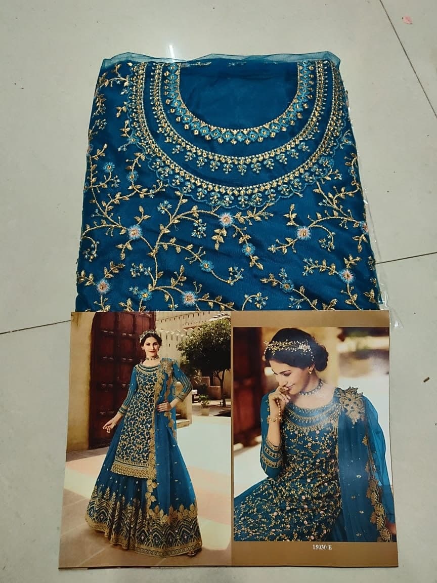 Trending Turquoise Blue Color Designer Salwar suit Buy Now