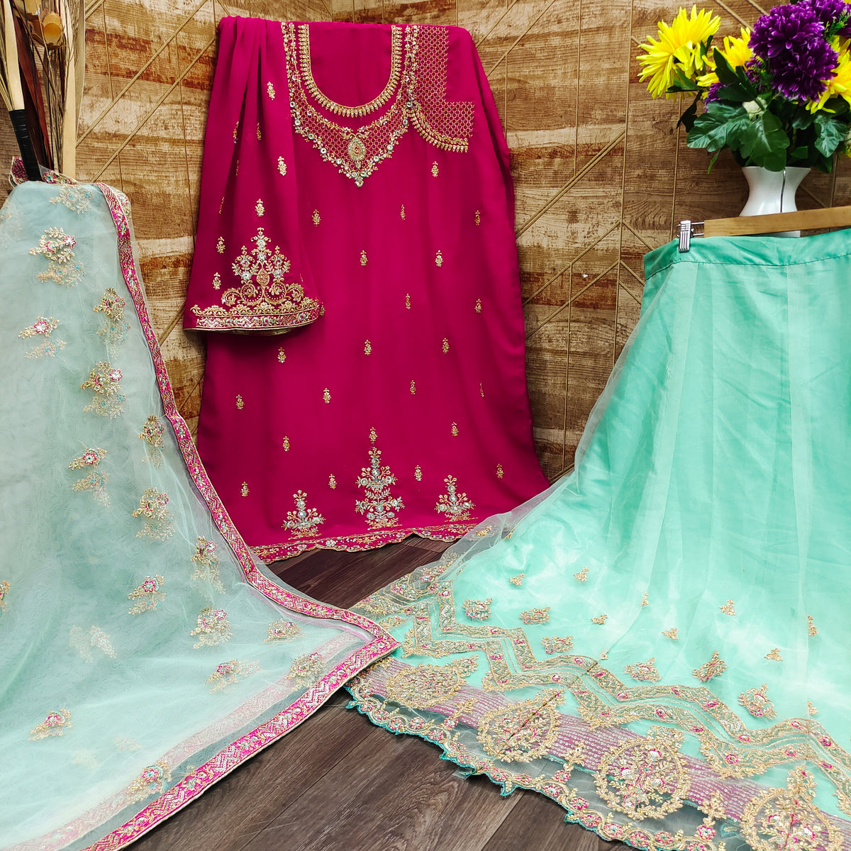Rani Color Trending Sharara buy Online - Joshindia