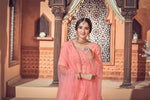 Peach color Latest lehenga choli for wedding and party - Joshindia