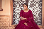 Wine color Latest lehenga choli for wedding and party - Joshindia