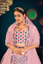 Pink color heavy designer lehenga for wedding functions - Joshindia