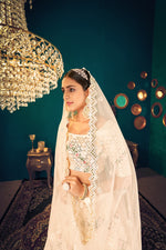 Beige color heavy designer lehenga for wedding functions - Joshindia