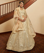 Beautiful Beige Designer lehenga choli Online - Joshindia