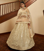Beautiful Beige Designer lehenga choli Online - Joshindia