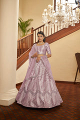 Trendy  Dusty Pink designer Lehenga Choli Buy Now - Joshindia