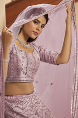 Trendy  Dusty Pink designer Lehenga Choli Buy Now - Joshindia