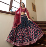 marun color designerlehenga choli - Joshindia