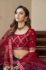 marun color designerlehenga choli - Joshindia