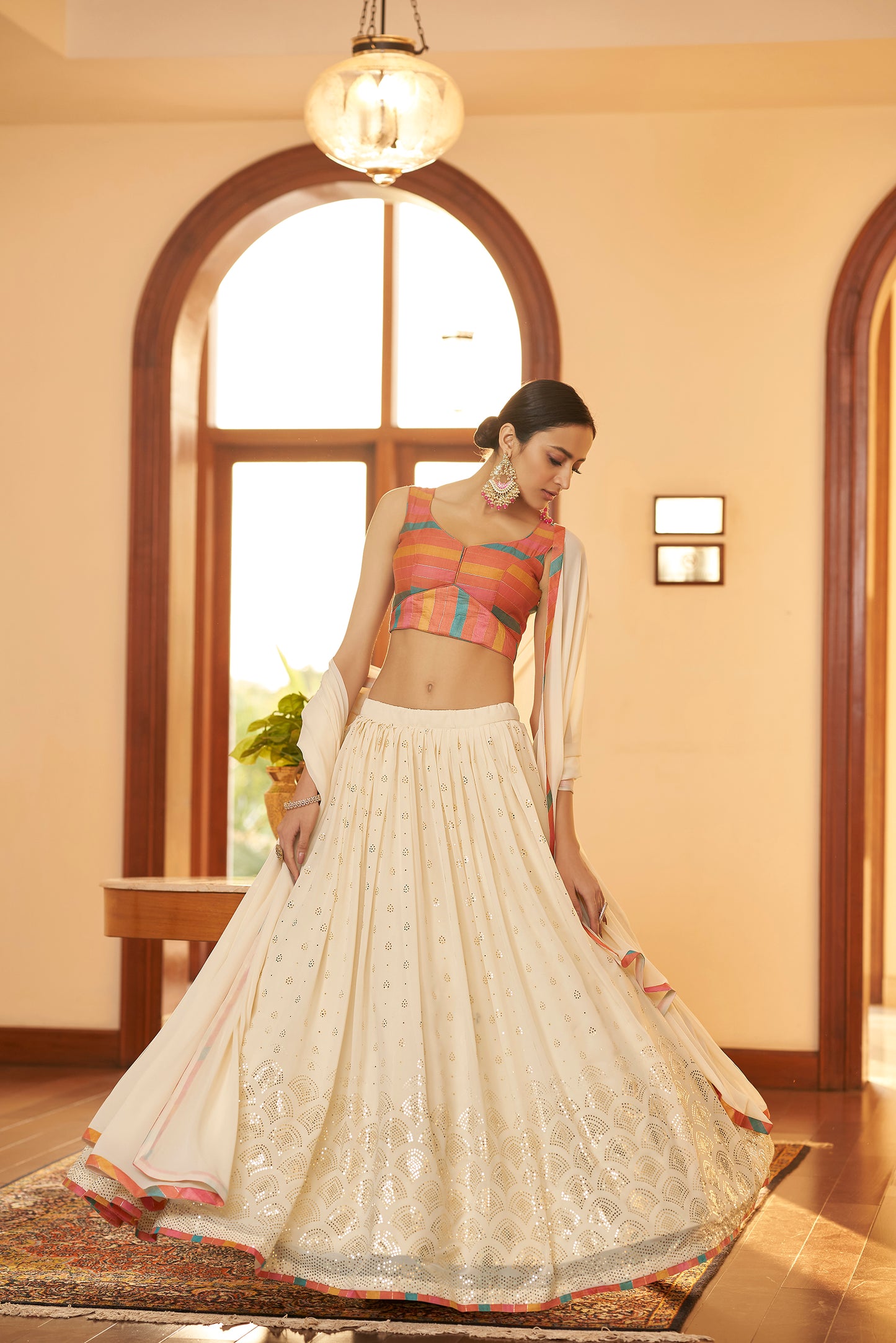Latest Multi Color Bridal Designer Lehenga Choli Buy Now