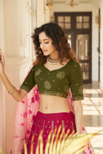 Trending Deep PinkColor Lehenga Choli For Wedding - Joshindia