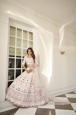 Trending White color designer lehenga choli - Joshindia