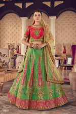 Trendy GreenBridal Designer Lehenga Choli Buy Now - Joshindia