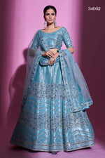 Fantastic Firozi Color Designer Lehenga Choli Buy Now - Joshindia