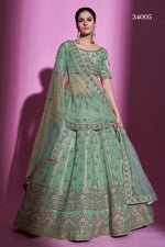 Pretty Pista Green Color Designer Lehenga Choli Buy Now - Joshindia