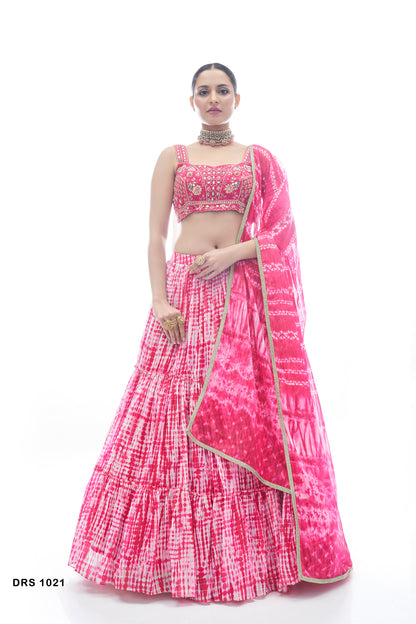 Trending Pink Color Lehenga Choli For Wedding