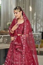 Trending Maroon Color Lehenga Choli For Wedding - Joshindia