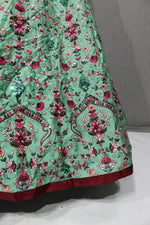 Trending Pista GreenColor Lehenga Choli For Wedding - Joshindia