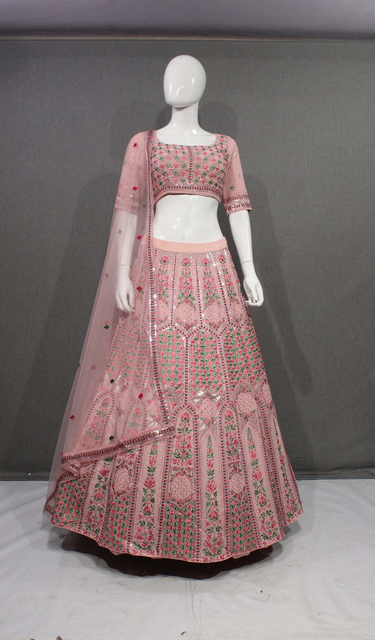 Trending Pink Color Lehenga Choli For Wedding - Joshindia