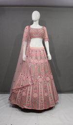 Trending Pink Color Lehenga Choli For Wedding - Joshindia
