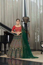 Trending Green Color Lehenga Choli For Wedding - Joshindia