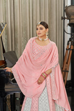 Beautiful Pink Color Lehenga Choli For Wedding - Joshindia