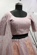 Amazing Pink & Peach Multi Color Lehenga Choli For Wedding - Joshindia