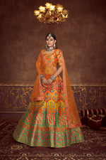 Amazing Multicolour Silk Lehenga Choli Buy Now - Joshindia
